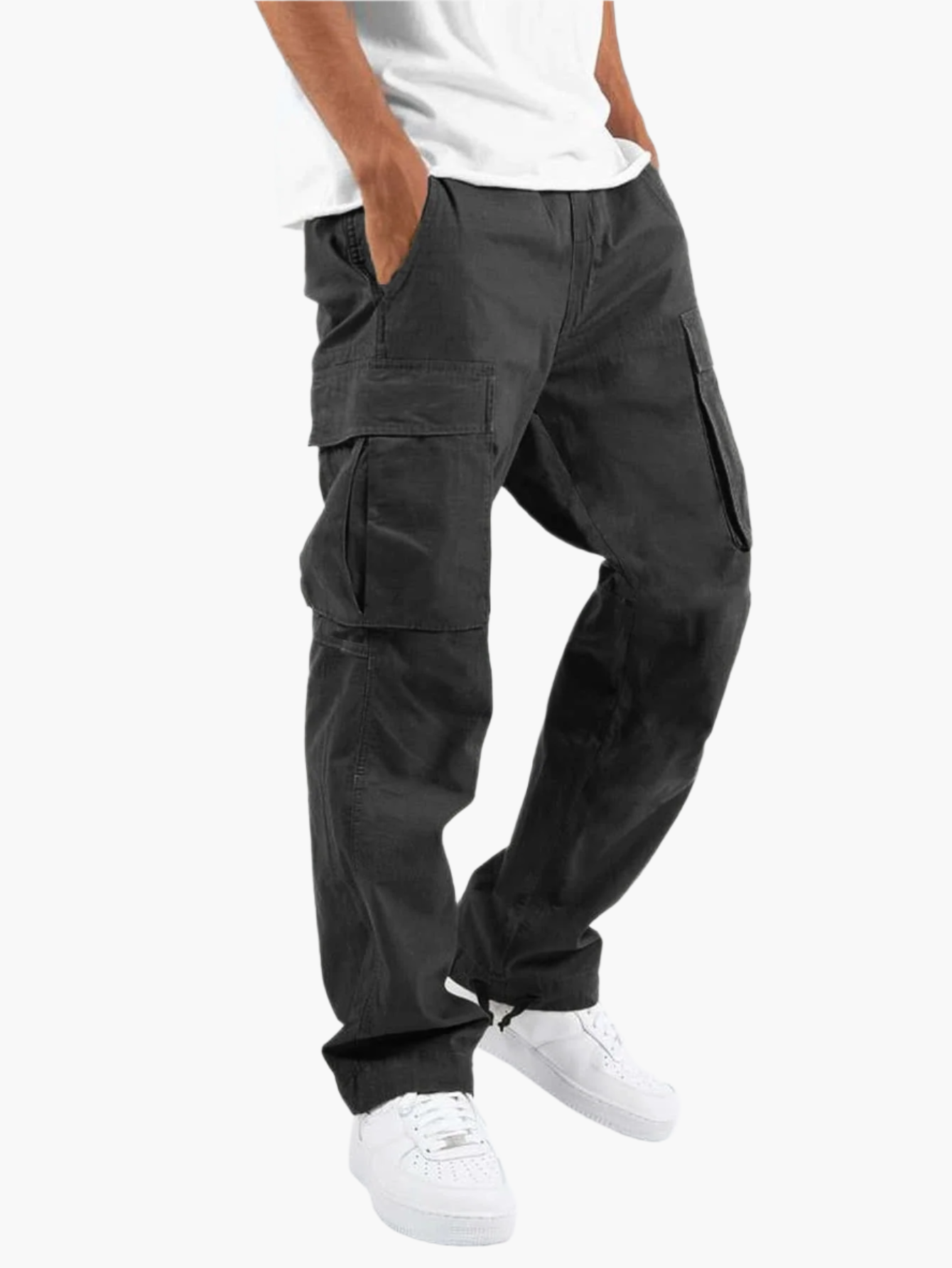 Montévre™ | Pantalon Cargo pour Homme – Style décontracté avec de nombreuses poches pour la vie quotidienne et les loisirs