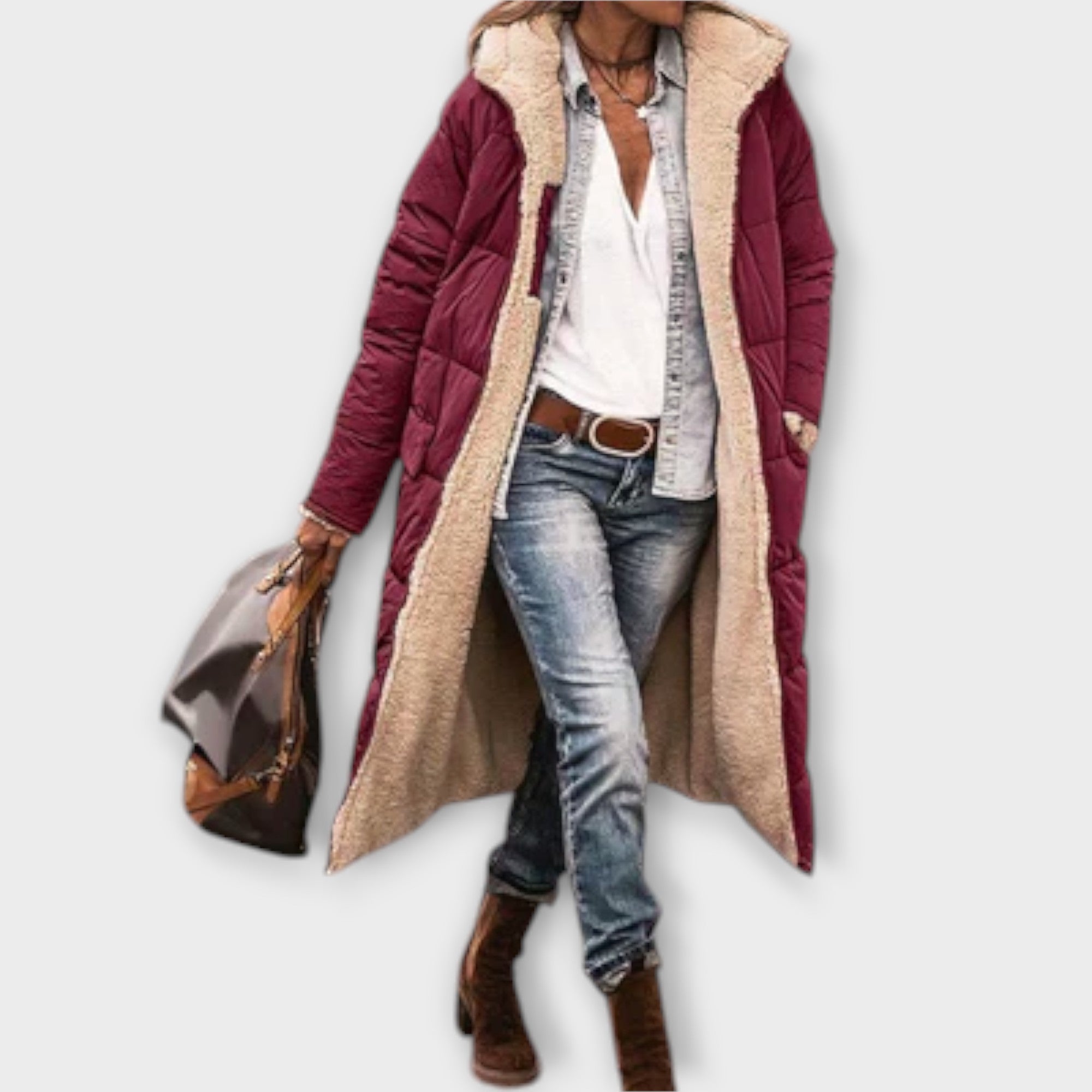 Manteau en pelage douillet Montévre™