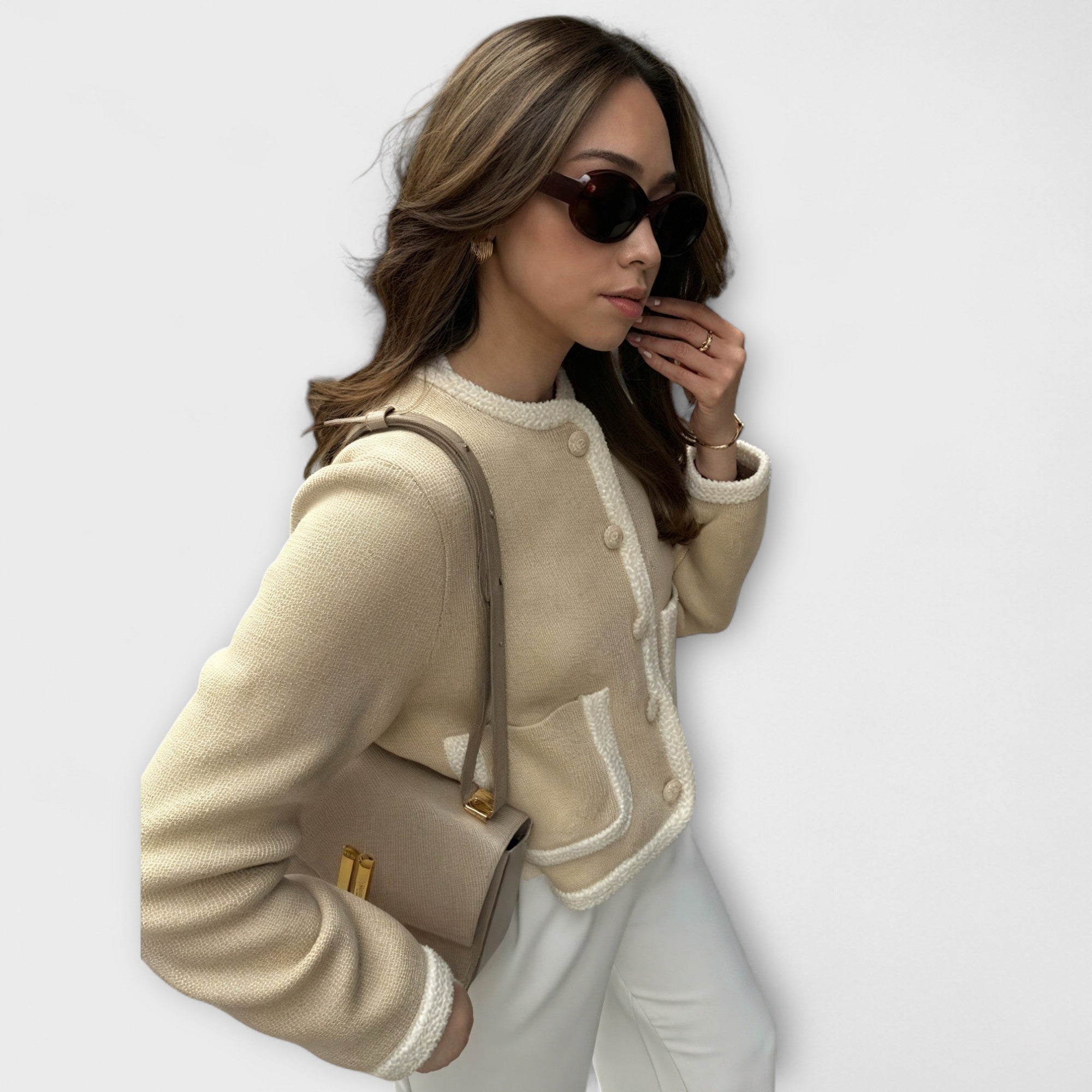 Montévre™ | Cardigan classique avec poches zippées