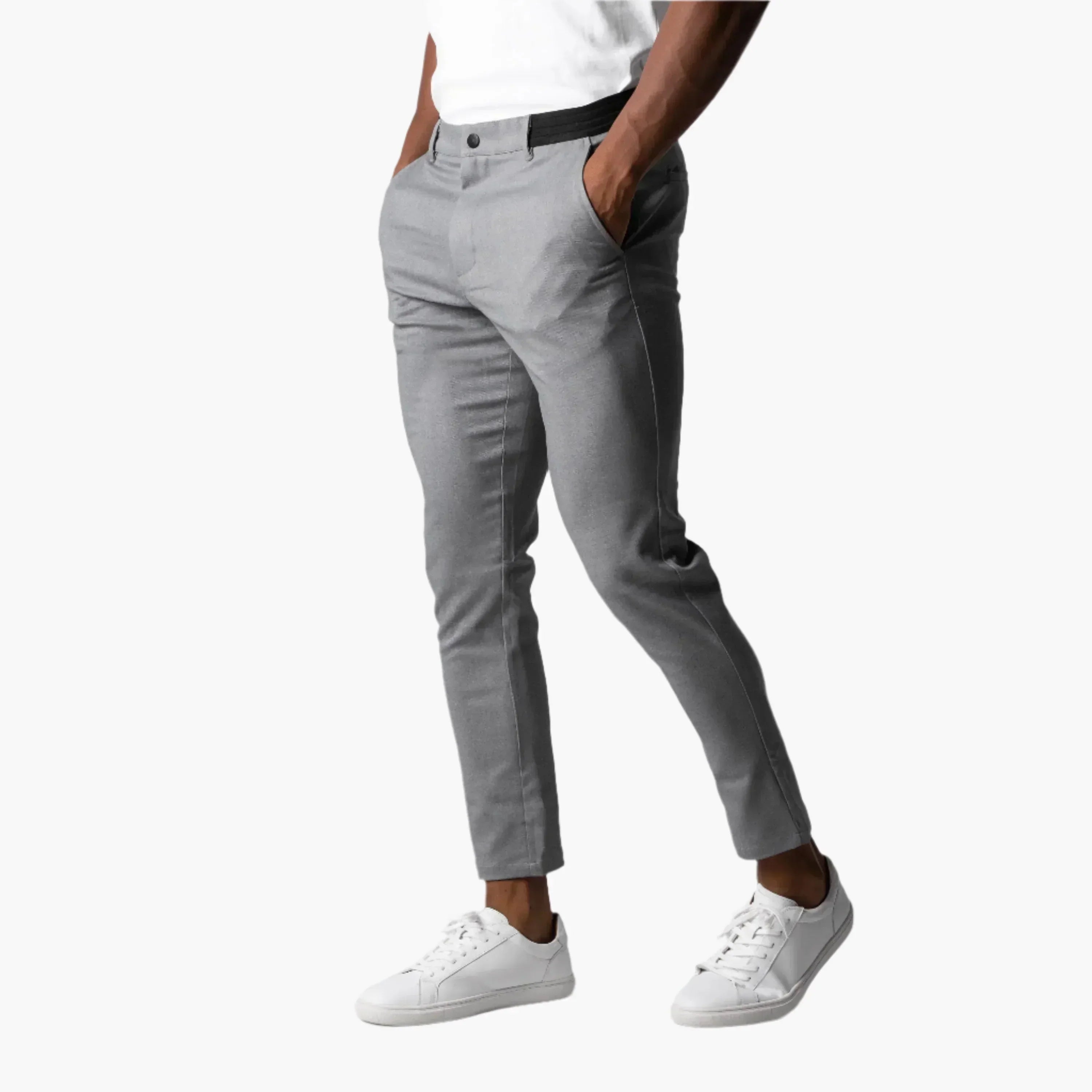 Montévre™ | Pantalon chino slim-fit pour hommes – Pantalon élégant pour affaires et loisirs, design moderne
