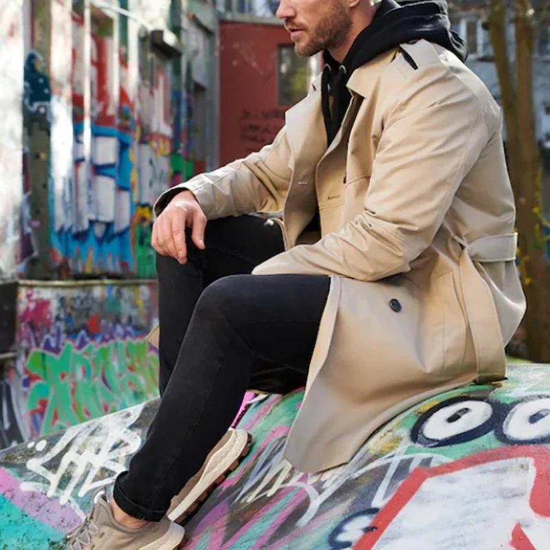 Montévre | trench-coat à double boutonnage pour hommes